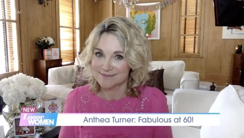 Anthea Turner was looking fabulous on 'Loose Women'. (ITV)
