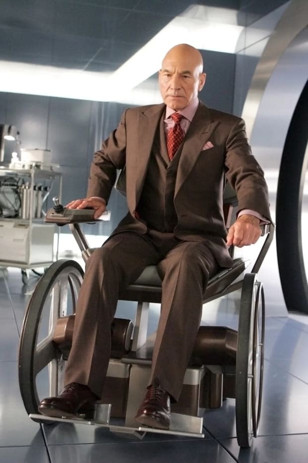 Patrick Stewart as Professor X in "X-Men"<p>20th Century Fox</p>