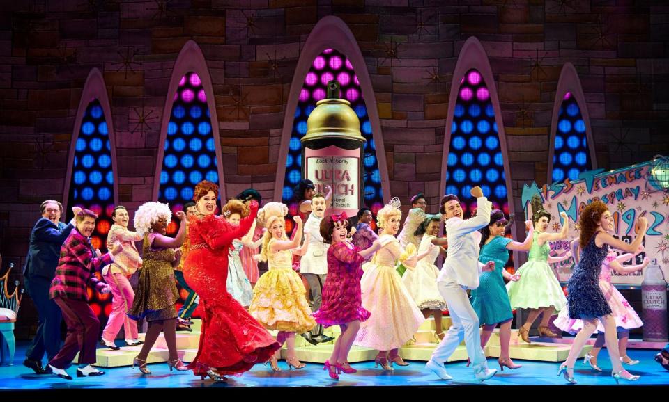 A scene from the Broadway touring production of "Hairspray," coming to Boston Oct. 18-30 at the Citizens Bank Opera House.