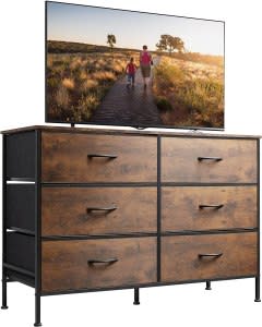 WLIVE 6 Drawer Wide Dresser