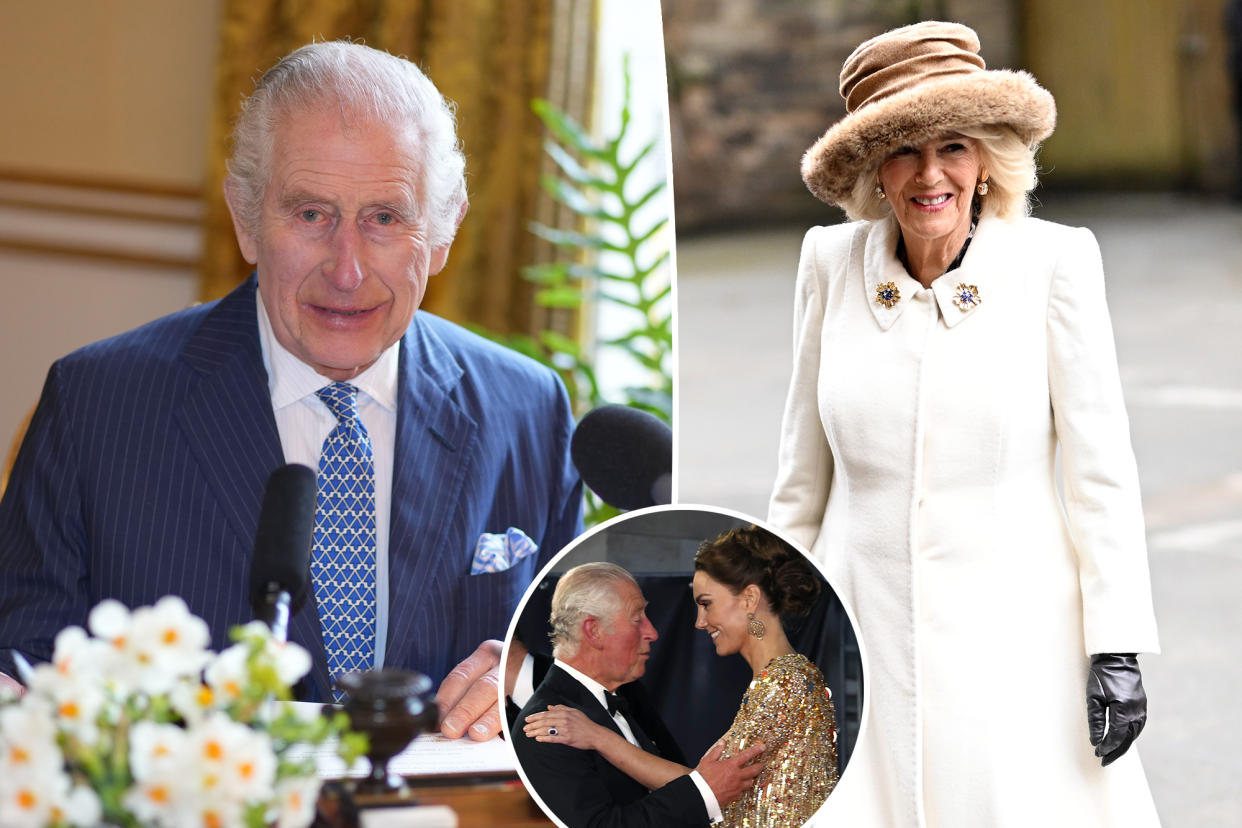 King Charles stresses 'importance of friendship in times of need' in poignant Easter message as Camilla attends service