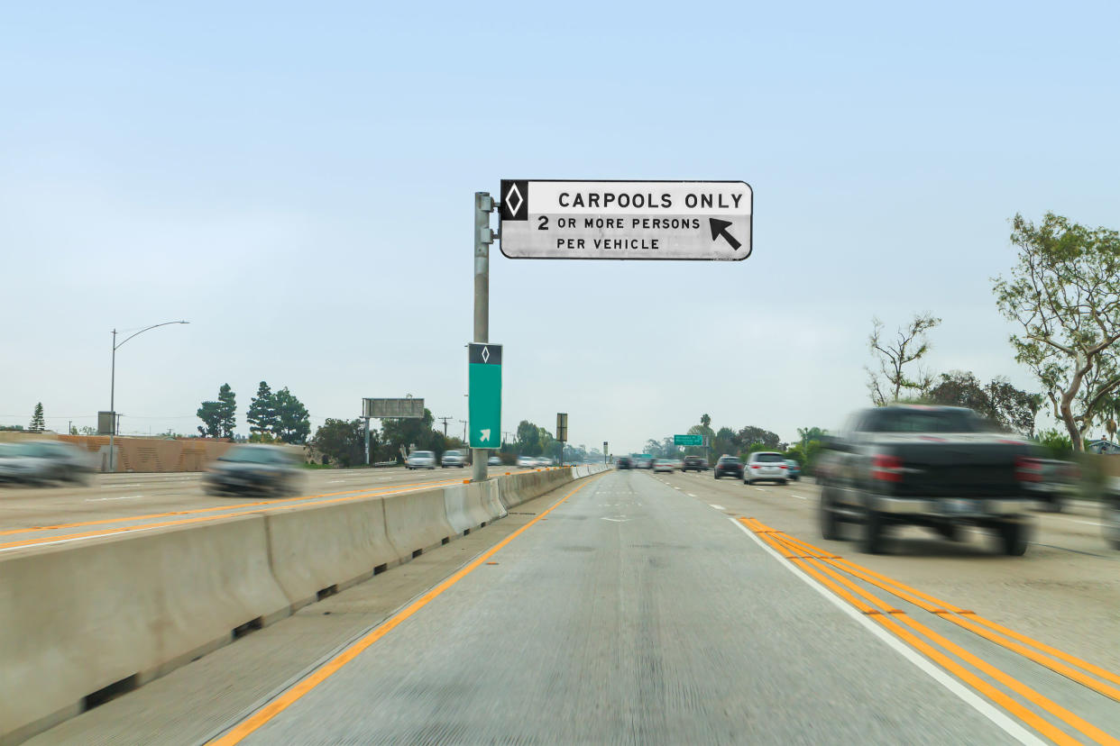 In den USA gibt es Carpool Lanes für Fahrgemeinschaften. (Bild: Getty Images)