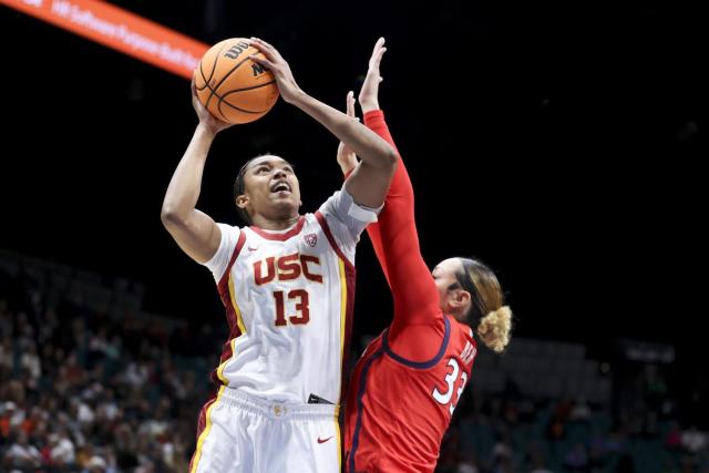 Women's NCAA tournament - JuJu Watkins, USC cruise past Texas A&M-Corpus  Christi - Yahoo Sports