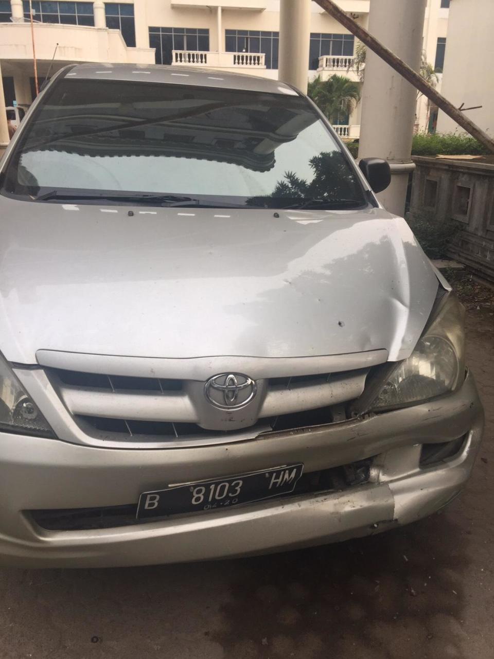 林嫌拒捕開車衝撞警方，遭印尼警方當場擊斃。