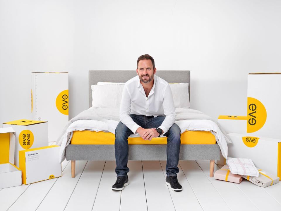 Eve Sleep CEO James Sturrock. Photo: Eve Sleep