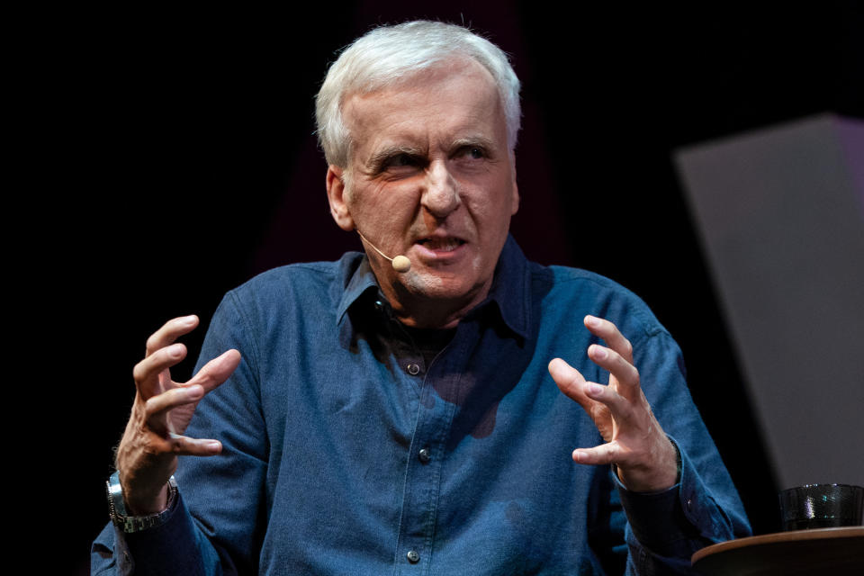 SYDNEY, NSW - MAY 27: Multi Academy Award winning director James Cameron at The Game Changer conference for Vivid Sydney on May 27, 2018, at The City Recital Hall in Sydney, Australia. (Photo by Speed Media/ Icon Sportswire)