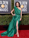 BEVERLY HILLS, CA - JANUARY 06: Catherine Zeta-Jones attends the 76th Annual Golden Globe Awards at The Beverly Hilton Hotel on January 6, 2019 in Beverly Hills, California. (Photo by Axelle/Bauer-Griffin/FilmMagic)