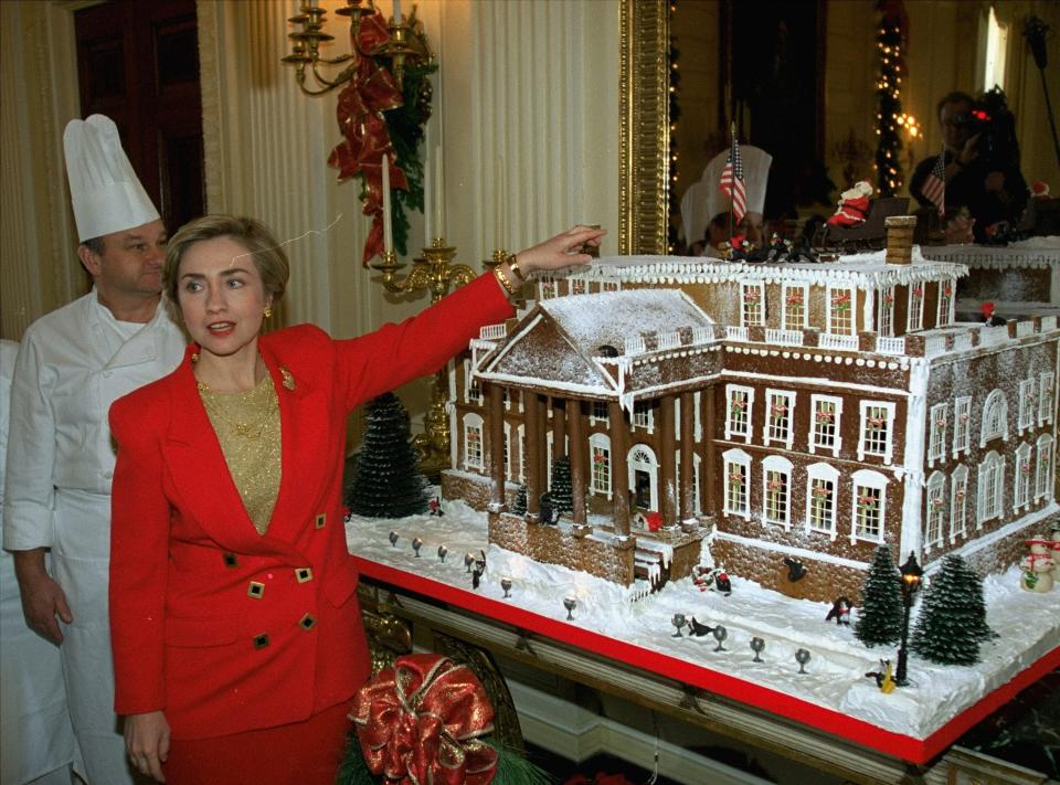 hillary clinton young christmas