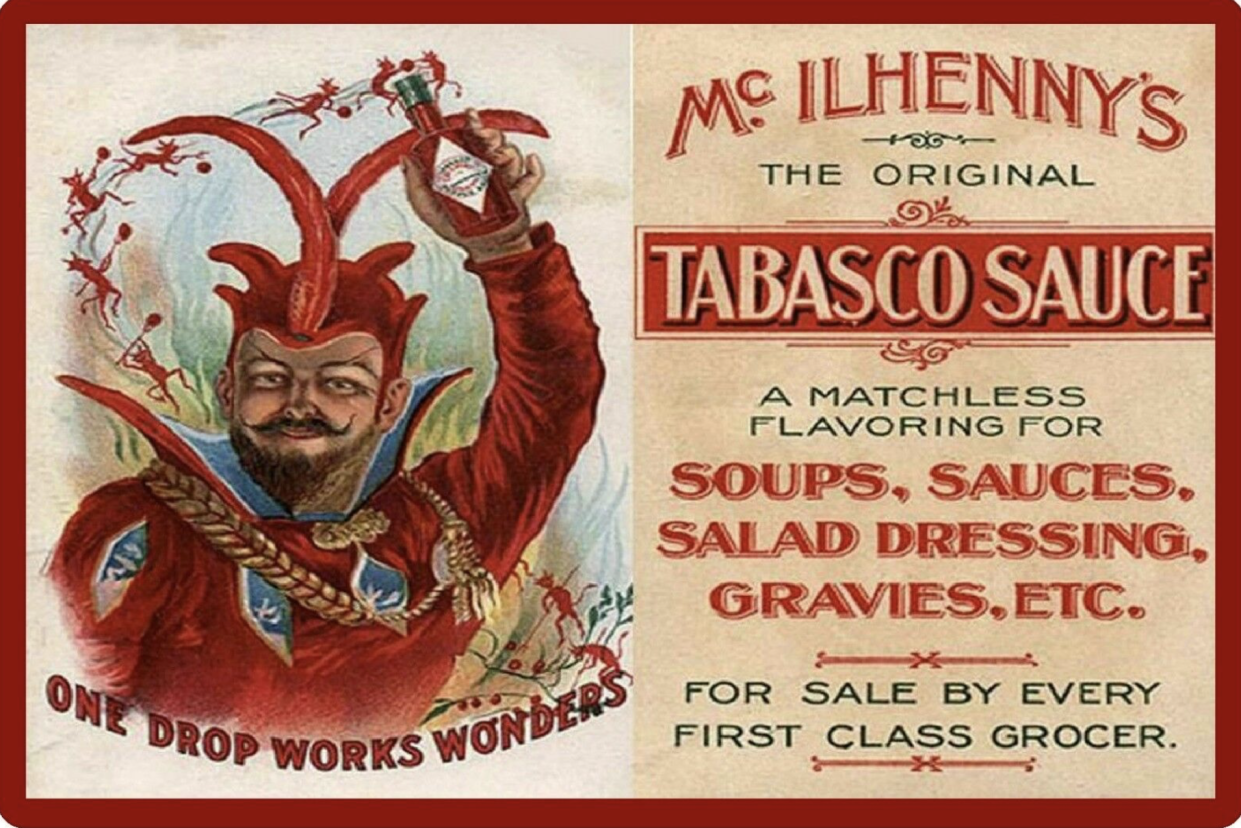 1900 Tabasco Hot Sauce Ad