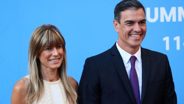 Pedro Sánchez y Begoña Gómez (foto de archivo)