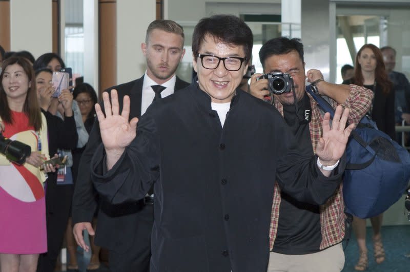 Jackie Chan will reprise his role from the 2010 "Karate Kid" remake. File Photo by Heinz Ruckemann/UPI