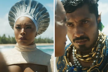 Ramonda and Namor in Black Panther 2