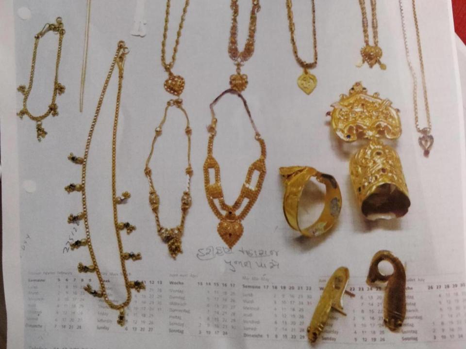 Items stolen from a Hindu temple (Metropolitan Police)