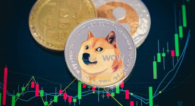 Dogecoin sube ligeramente, pero Bitcoin y Ethereum retroceden