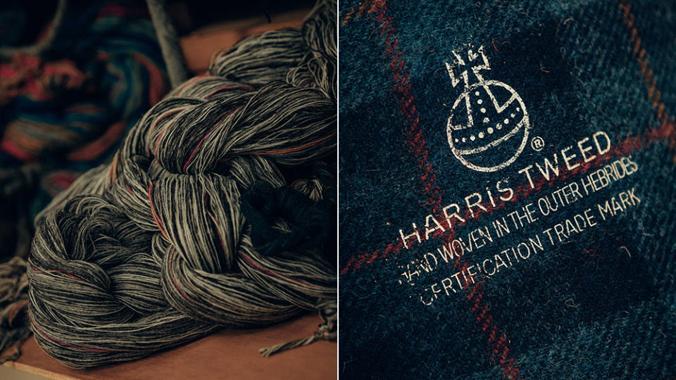 Ferguson based the new tweed on a deadstock houndstooth fabric from Harris Tweed's archives.