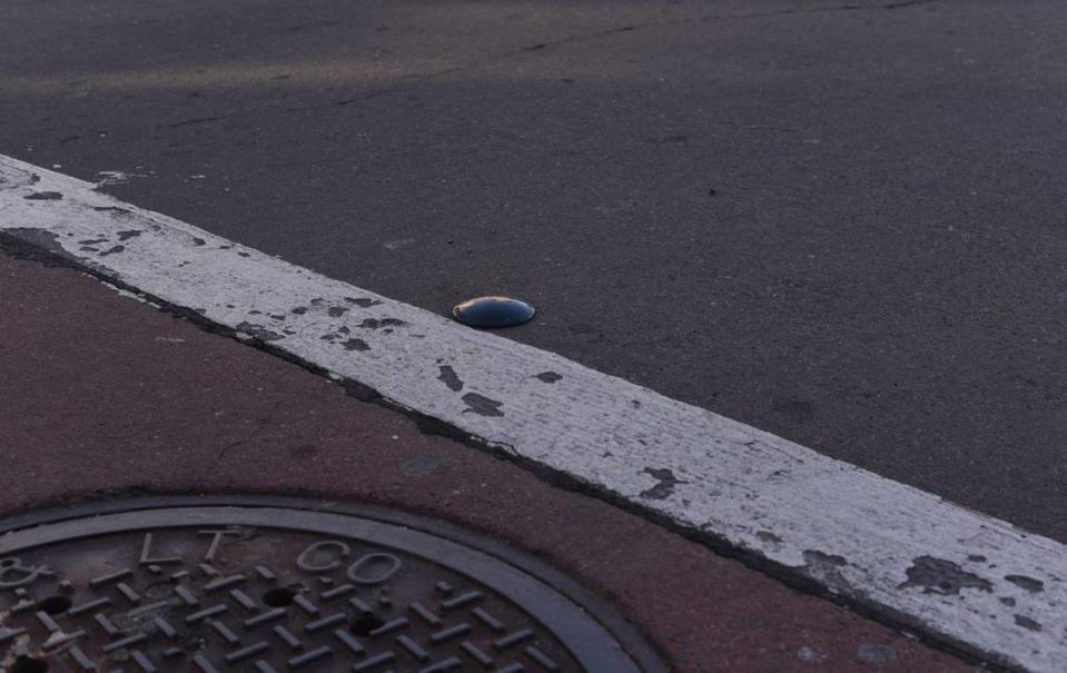 A new public safety feature called “pucks” are installed in downtown Kansas City to deter anyone who plans to perform donuts in illegal sideshows.