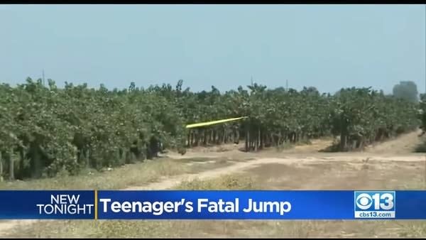 "Teenager's Fatal Jump"