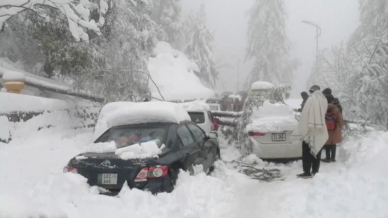 FILE PHOTO: Murree is declared calamity hit area, northeast of the capital Islamabad