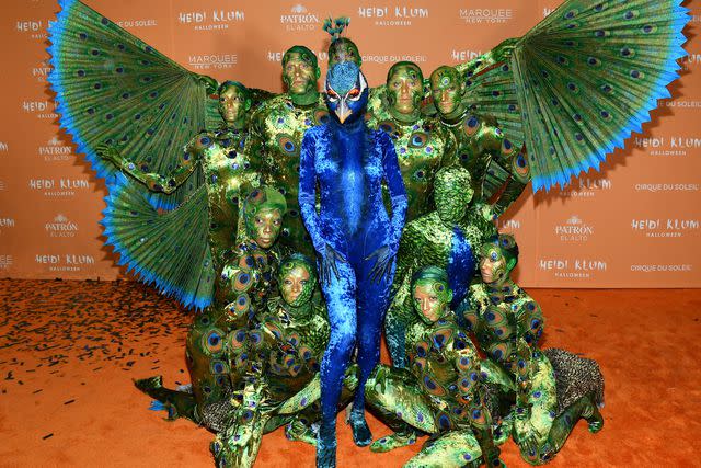 <p>Stephen Lovekin/Shutterstock</p> Heidi Klum's 2023 Halloween costume