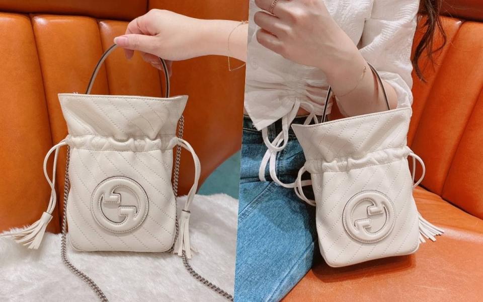 GUCCI Blondie Mini水桶包NT$46,300 圖片來源：LOOKin編輯拍攝