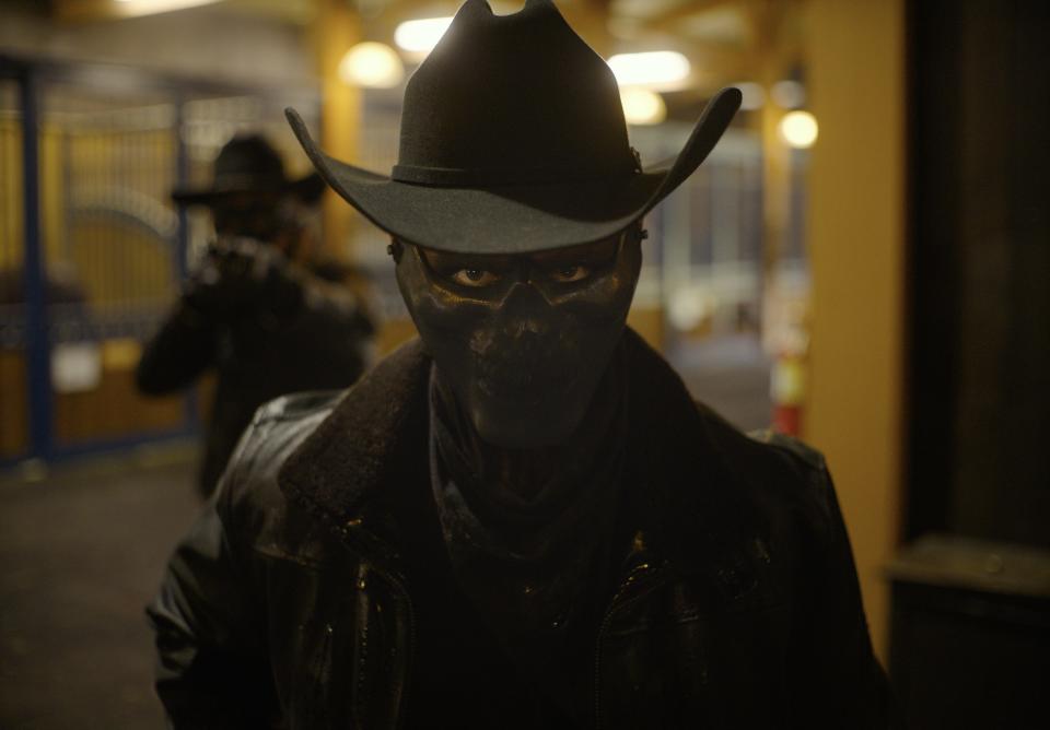 When the annual Purge ends, a group of masked outlaws decide to extend their murderous ways in "The Forever Purge."