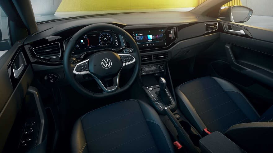 El Volkswagen Nivus cuenta con una pantalla de 10 pulgadas.