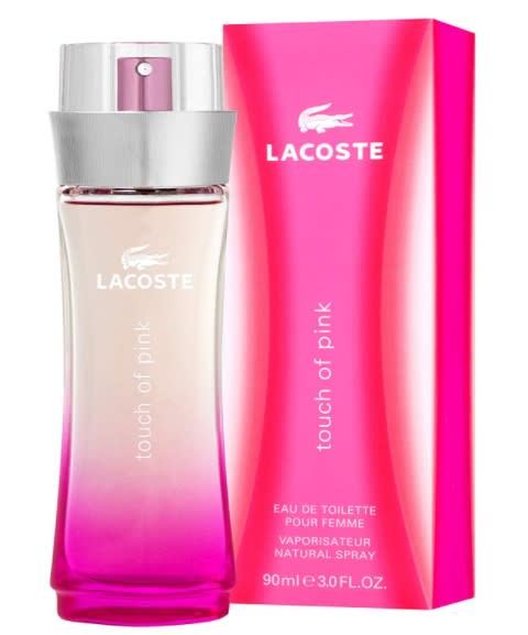 LACOSTE Touch of Pink. 90 mililitros/amazon.com.mx