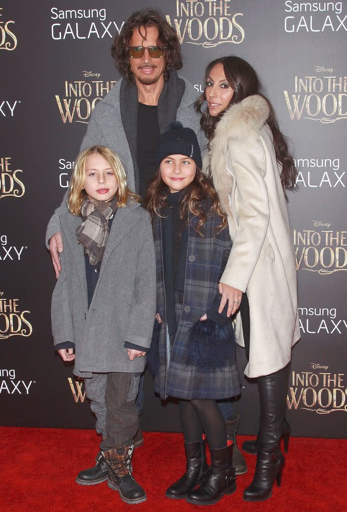 Chris Cornell, Vicki Cornell and family