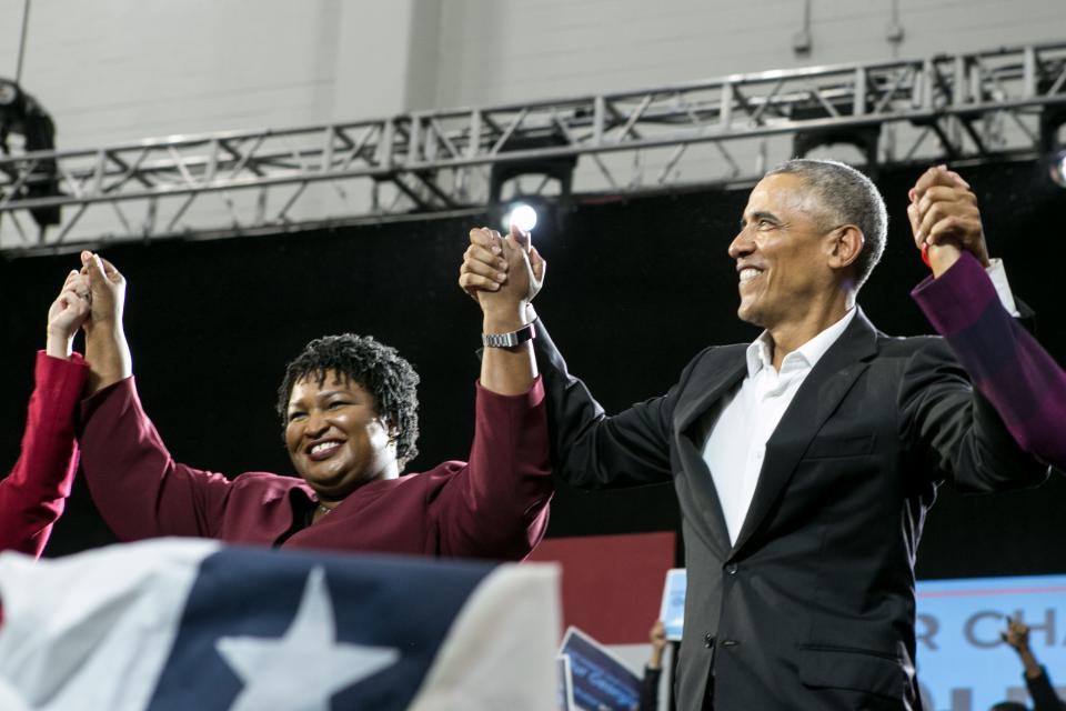 Stacey Abrams Barack Obama