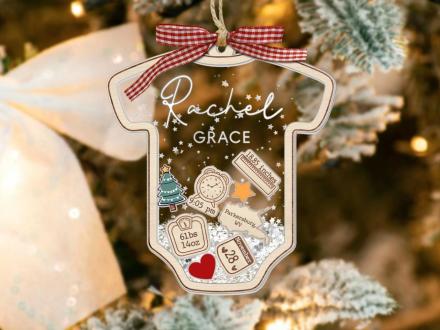 Squishmallow Christmas Ornament, Personalized Name Ornament With