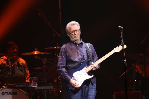 Eric Clapton, ici lors d'un concert à Atlanta aux États-Unis, le 23 septembre 2021. (Photo: Associated Press)