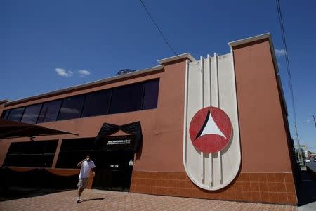 The facade of the El Norte newspaper office is pictured after the paper announced its closure due to what it says is a situation of violence against journalists in Ciudad Juarez, Mexico April 2, 2017. REUTERS/Jose Luis Gonzalez