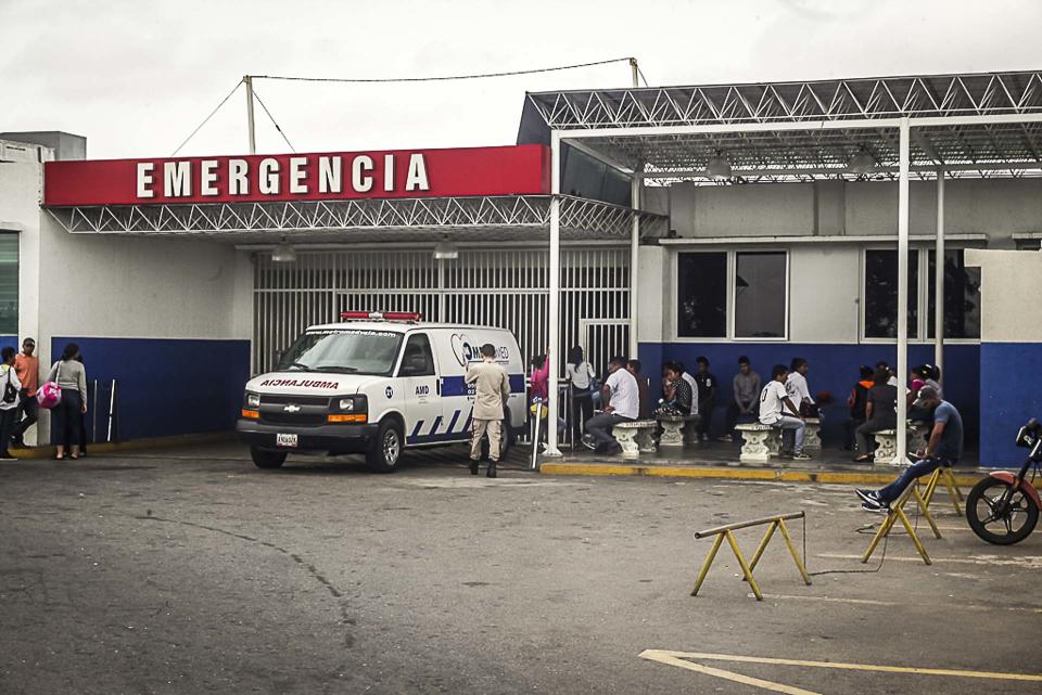 El joven fue trasladado de emergencia al hospital Uyapar, de Puerto Ordaz después de convulsionar dos veces