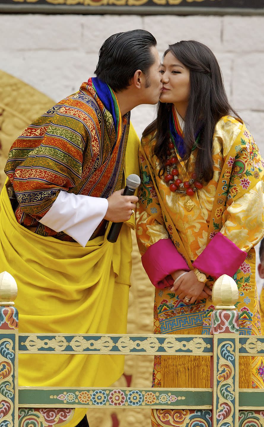 King Jigme Khesar Namgyel Wangchuck and Queen Jetsun Pema of Bhutan