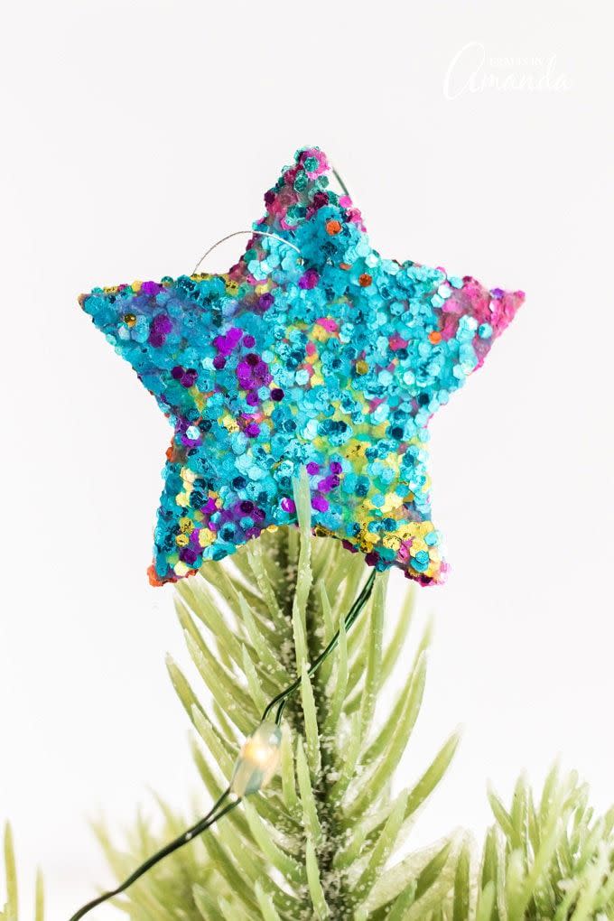 Glitter Star Ornaments