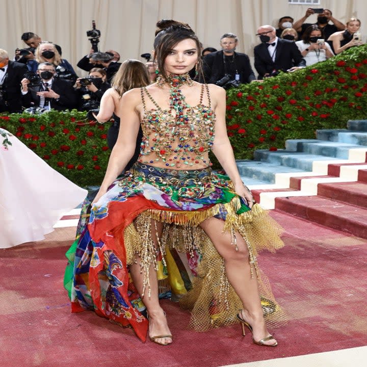 Emily Ratajkowski at the 2022 Met Gala