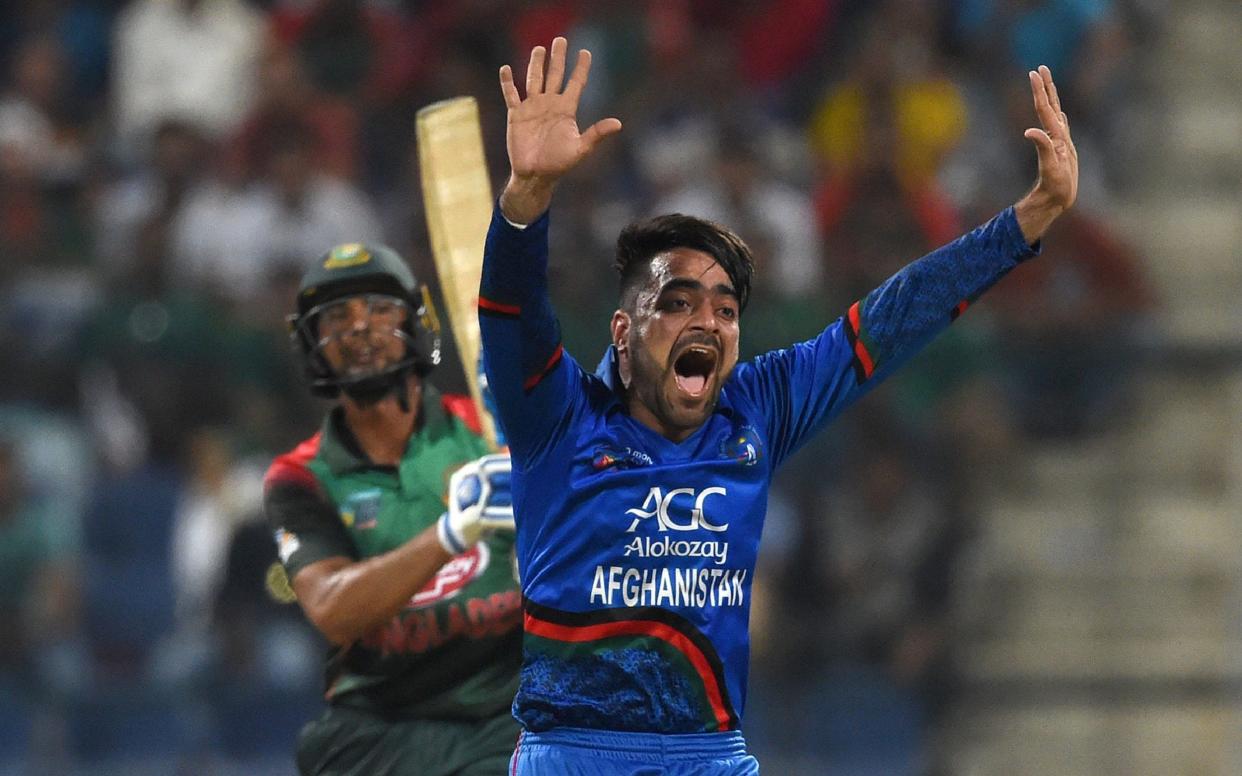 Rashid Khan is ranked number one by ICC in T20 internationals - AFP