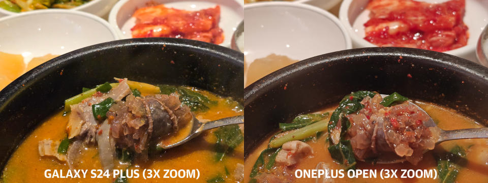 <p>Food at 3x zoom.</p> 