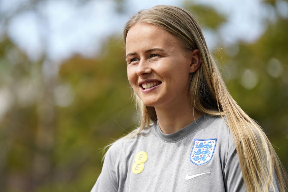 Hannah Hampton returns for the first time since last summer’s Euros triumph (Andrew Matthews/PA) (PA Archive)