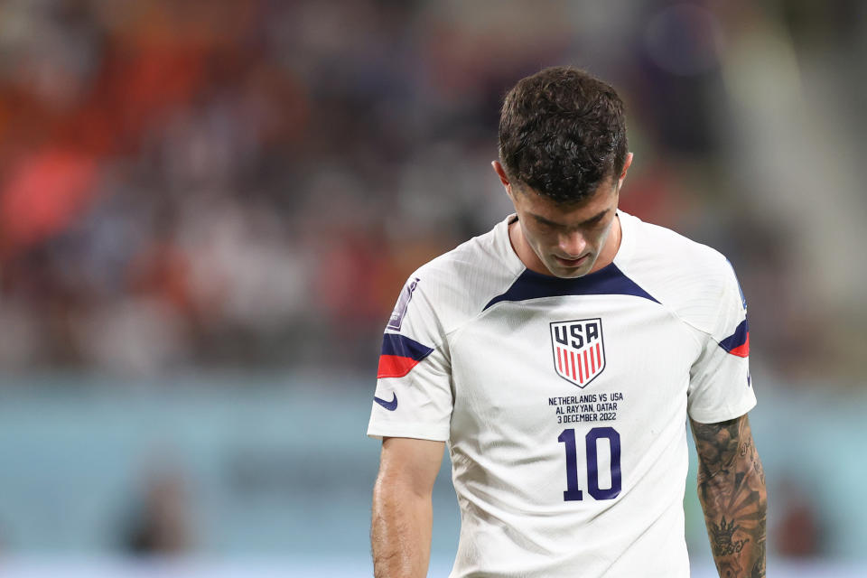 Christian Pulisic said goodbye to the World Cup.  (Photo: James Williamson-AMA/Getty Images)