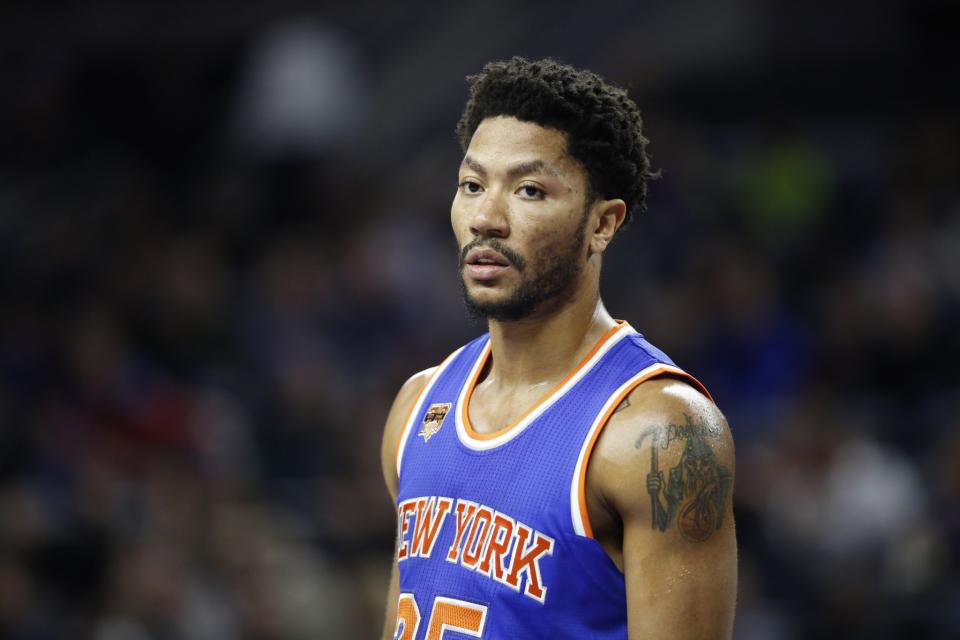 Derrick Rose has averaged 18 points and 4.4 assists per game this season. (AP)