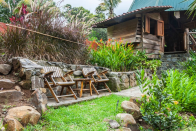 <p>The home, which was built on top of a lake, is also surrounded by fruit trees and there are three coffee farms nearby. “This is the real Costa Rica,” the owners write. <br>(Airbnb) </p>