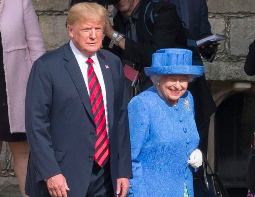 <em>Donald Trump met the Queen on his UK visit – but not Charles or William (Rex)</em>