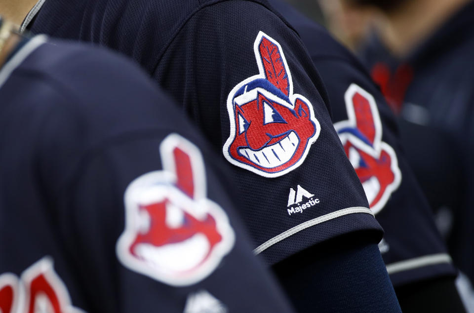 The Chief Wahoo logo has seen increased scrutiny in recent years. (AP Photo/Patrick Semansky)