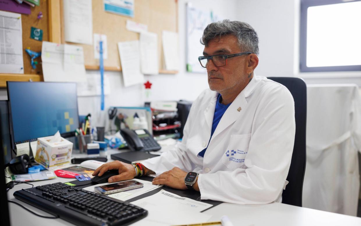 Luis Gonzalez, medical director at Hospital Insular Nuestra Señora de los Reyes