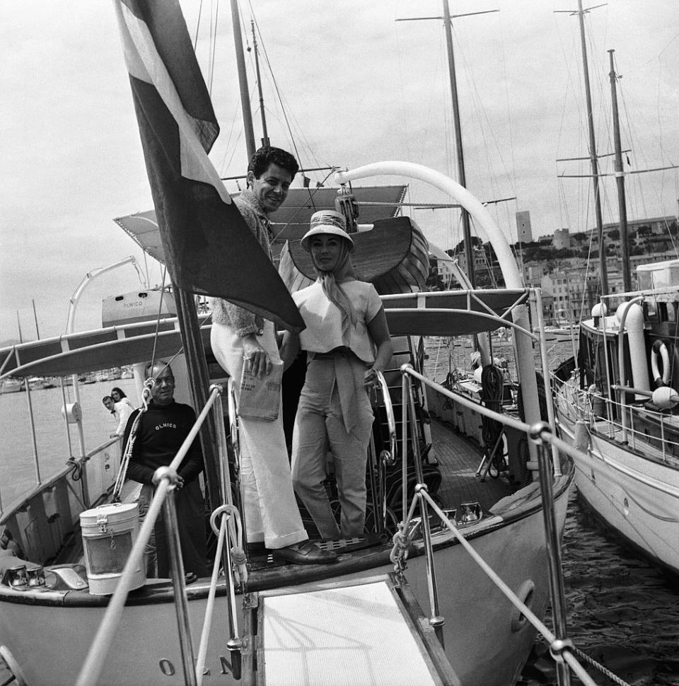 1959: Elizabeth Taylor and Eddie Fisher