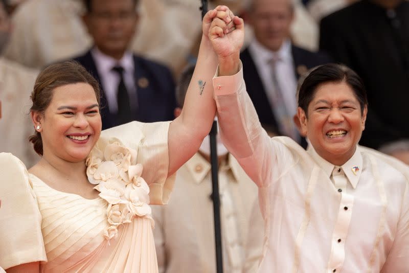 Philippines swears in Ferdinand Marcos Jr as new president