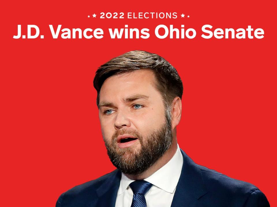 2022 Elections J.D. Vance wins Ohio Senate
