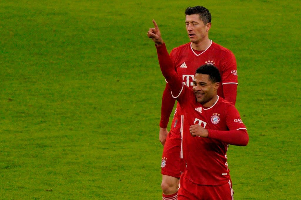 Bayern Munich’s Serge Gnabry (POOL/AFP via Getty Images)