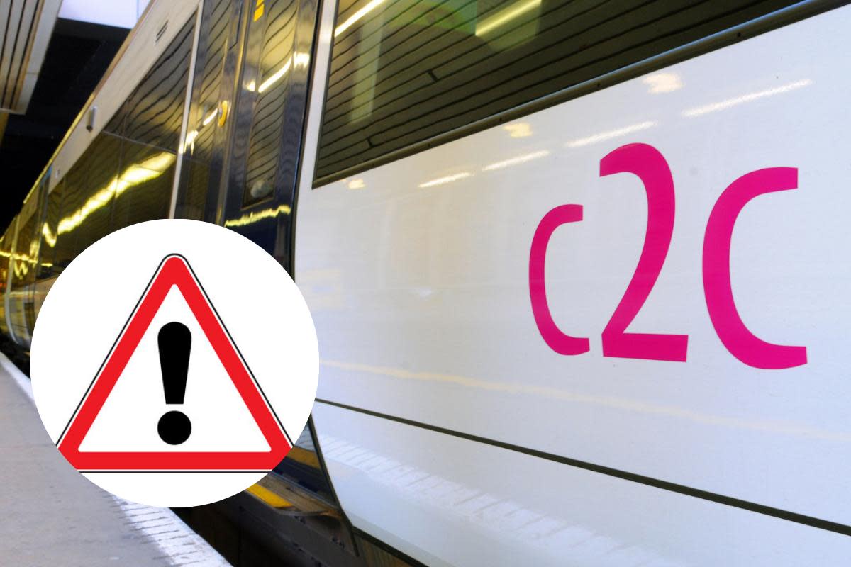 c2c station 'packed' amid 'severe delays' as TfL line part suspended <i>(Image: Newsquest)</i>